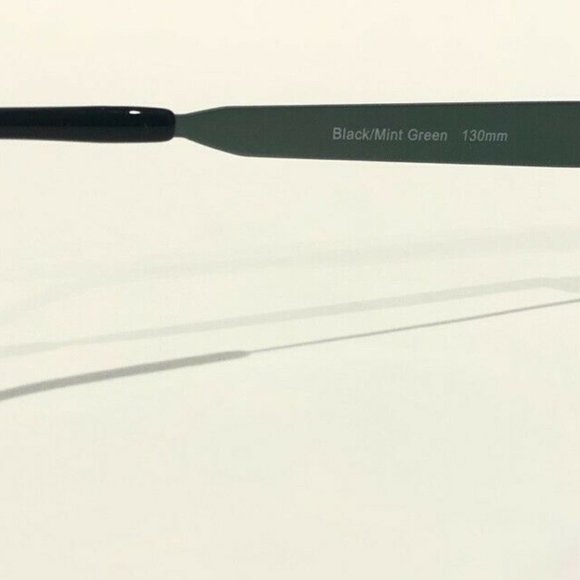 ZERO G GREENWICH VILLAGE Eyeglasses Titanium Eye Glasses Black-Mint - Picture 6 of 8